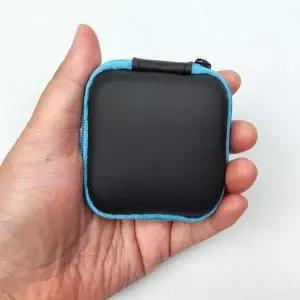 휴대용 줄이어폰 케이스 스카이 유선이어폰 파우치 보관함 (WFKB0AO)