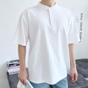 [프로셀러] 빅사이즈 남자 반팔티 남성 차이나 여름 반팔 티셔츠