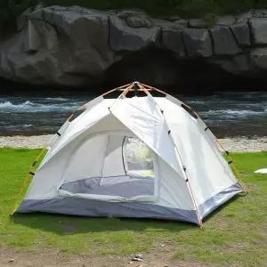 산들캠프 오토 원터치텐트 3∼4인용 캠핑 피크닉텐트