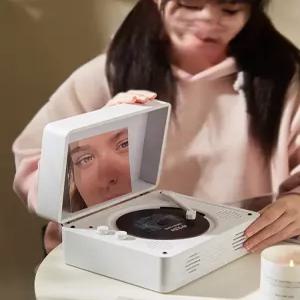 cd플레이어 턴테이블 블루투스 시디 리모컨 씨디 레트로 축음기 플레이어 휴대용