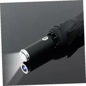 [하프클럽/]양우산 LED손전등완전자동양산겸우산(블랙)라이트우산