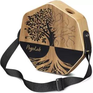 포고랩 쓰리톤 카종 스트랩 조절 가능한 휴대용 여행용 드럼 박스 독특한 외관 휴대하기 편리한 가정 및