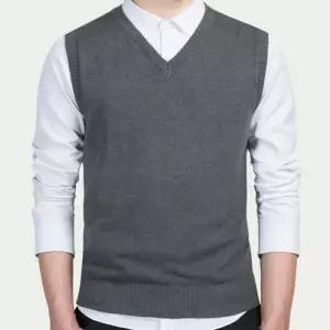 [라일리의류] Rly 남성 무지 니트 조끼 남자조끼 남성니트조끼 방풍