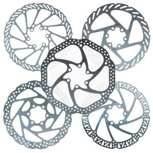 6인치 160mm 유압 브레이크 디스크 - 전기 스쿠터/MTB 산악 도로 자전거용 스틸 로터 및 패드