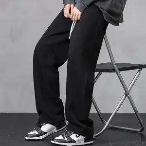 [하프클럽/]남성 루즈핏 밴딩 스트링 와이드 팬츠 DMS-PTA-Q4570616