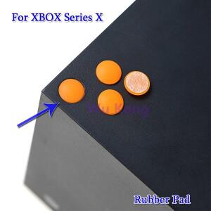 [호환품]Xbox 시리즈 S X 고무 피트 패드 교체 용 1 세트 하우징 케이스 XBOX s/x 커버