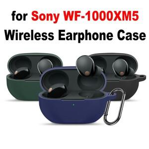소니호환 WF-1000XM5 무선 이어 버드 케이스 용 실리콘 헤드폰 커버 충격 방지 블루투스 보호기 소프트 헤