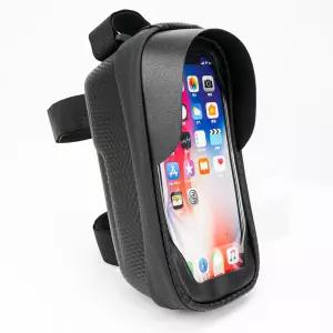 자전거용 라이딩러시 휴대폰 마운트 선바이저가 장착된 방수 자전거 홀더 백 터치스크린 케이스 최대