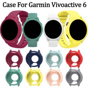 Garmin Vivoactive 6 Smart 호환watch 보호용 스킨 쉘 프로텍터 커버 범퍼 가드 프레임용 1X 소프트 실리콘