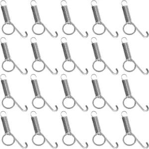 토끼 새 설치류 기니피그 햄스터 앵무새 고슴도치 케이지를 고정하기 위한 20개의 케이지 도어 메탈 핑거