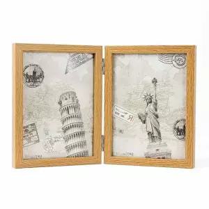 사진액자 리버시블 분할 접이식 5x7 액자 2단 스토리 사진액자 5x7액자 포토액자 인테리어액자