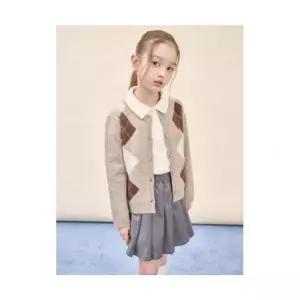 빈폴 키즈 BEANPOLE KIDS 여아 아가일 가디건 카디건 베이지 (BI5X5AG01A) BI5X5AG01A 284174