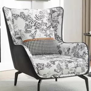 1인윙체어 쇼파 윙체어 풋스툴 등받이 안락 원룸