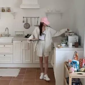 티에타 후드집업 세트 여성조거팬츠 반바지 팬츠 (WFKBNGS)