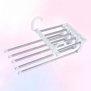 스텐 접이식 바지걸이 5단 정리 옷걸이 (WFKBF7G)