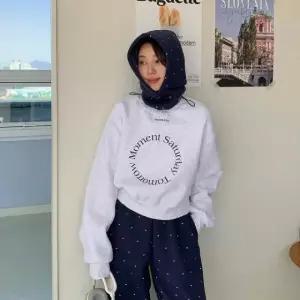 치마바지 여자슬랙스 세트 하트 바라클라바 밴딩 (WFKBNLK)