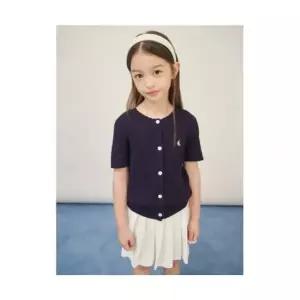 빈폴 키즈 BEANPOLE KIDS 여아 면 케이블 반소매 가디건 카디건 네이비 (BI585AGE2R) BI585AGE2R 284571