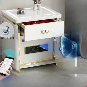 금고 캐비닛 서랍 용 돈통 스마트 사무실 회색 지문