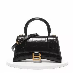 [발렌시아가]생산 아워글래스 탑 핸들 백 XS 592833 1LRGM 1000 817910