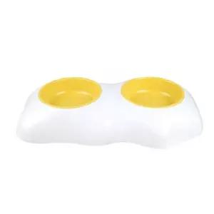 논슬립 에그 급식기 2구 1P 강아지 고양이 물그릇 반려견식기