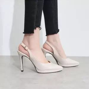 [하프클럽/]여성 미들힐 블록힐 스트랩 오피스룩 하객룩 데일리 슈즈