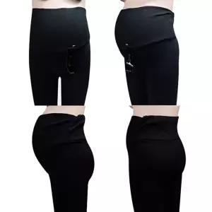 (스킨센스)임부 밍크털 골지 융털 복대 레깅스