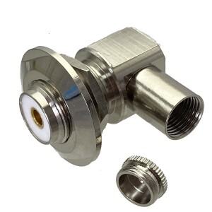 1pcs UHF SO239 암 잭 벌크헤드 직각 커넥터 솔더 RG316 & RG58 LMR400 케이블 와이어 터미널 RF