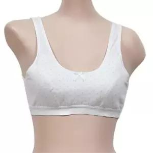 귀여운도트 편안한 주니어 AA컵 스포츠브라 WFIPU9Q