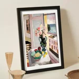 A4 상장 그림 작품 사진 인테리어 우드 액자 블랙 (KYR-WFGEMOL)