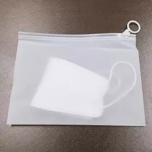 다용도 슬라이드 반투명 고리 지퍼백 20x15 여행 (WFKBQX6)