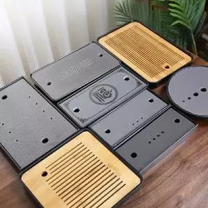 드라이아이스 플 사시미 블랙 오마카세 일식 스시 화이트