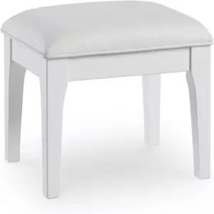 애슐리 샬란나 베니티 스툴의 시그니처 디자인 21인치 W x 17인치 D 18인치 H 화이트