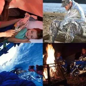 휴대용 은박담요 비상담요 체온유지 안전 캠핑 등산 (WFKBRR4)