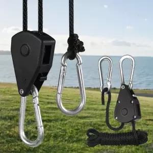 18 줄포함 텐트고정 RT 4 캠핑용로프라쳇 줄조절스토퍼 로프라쳇 (WFKC5LU)