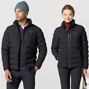 [공장직영 티공장] 엠리밋 LGTWJ27616 겨울 남녀공용 히트엠 경량자켓 블랙