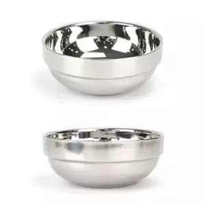 [조르지오]이중구조 OV27MH27 스텐 식판 대접 국그릇 12x5cm 11호