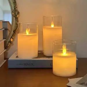 LED 초 흔들리는 촛불 캔들 양초 조명 인테리어 소형