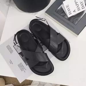 [하프클럽/]검정 인기 여름 엑스자 끈샌들 감성 바캉스 바닷가 휴