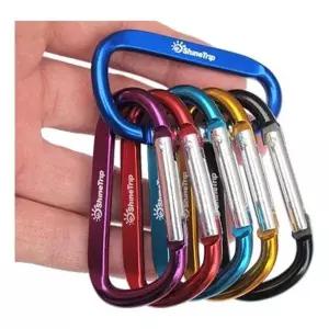 도보여행카라비너 D자카라비너 클라이밍 6.7cm 도보여행 다용도카라비너 (WFKC0FS)