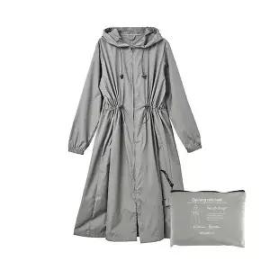 2WAY 파우치 그레이 여성용 일본 레인코트 정품 세트 (WFKC27Z)