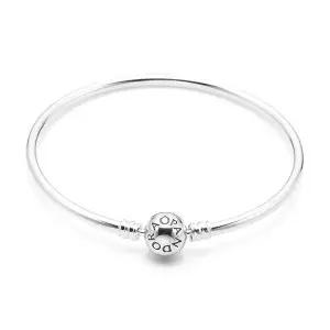 [판도라] 여성 모먼트 뱅글 실버 팔찌(590713)