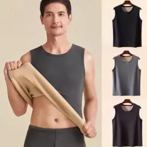 남성 겨울 방한 이너 슬림 스타일 원단 기모 안감 신축성 런닝 나시 남자 기모 히트텍 속옷 피치