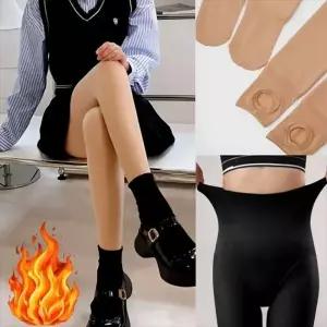 기모 인기 슬림 유발 무발 스타킹 블랙스타킹 무발유발 기모스타킹 겨울스타킹