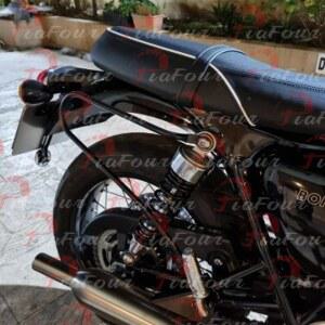 스피드 트윈 900 스트리트 컵 1200 스크램블러 오토바이 사이드 안장 가방 브래킷 용 트렁크 백 홀더