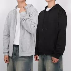 루즈핏 후드 집업 남녀공용 간절기 트레이닝 아우터 잠바