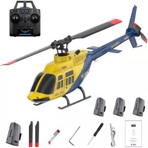 스카이플레이오RC RC ERA A60 미니 벨206 헬리콥터 고도 보류 및 원키 이륙이 가능한 6채널 자이로 안정화