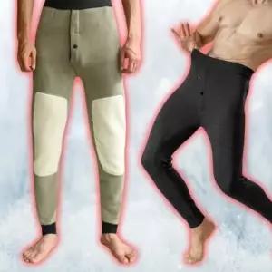 무릎 보강 남성 기모 레깅스 라이더 방한 보온 내의 겨울 작업 내의