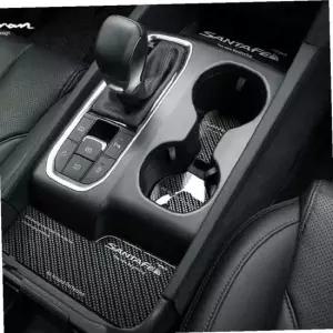 자동차 카본 컵홀더 플레이트 캐치 인테리어 싼타페TM