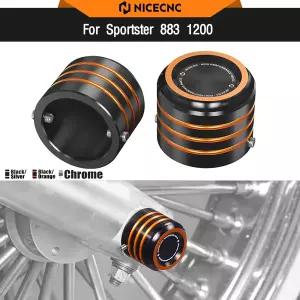 할리 스포스터 883 로우 XL883L 2008- 프론트 액슬 너트 커버 캡 스포스터 1200 커스텀 XL1200C 아이언 883