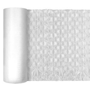 RHBLME 폭 15.8인치 x 길이 984피트 이동 버블 배송 랩 롤, 3억 미터 길이의 에어 쿠션 포장 팽창식 대형 랩, 우편 발송용 (기계 팽창 필요)